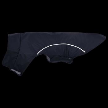 Hunde Regenmantel mit Reflexstreifen Polyester Marineblau XS