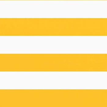 Balkon-Sichtschutz Gelb und Weiß Gestreift 120x700 cm