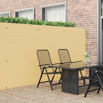 ARDEBO.de - Gartenzaun Doppelseitig Gelb 1,8x5 m PVC