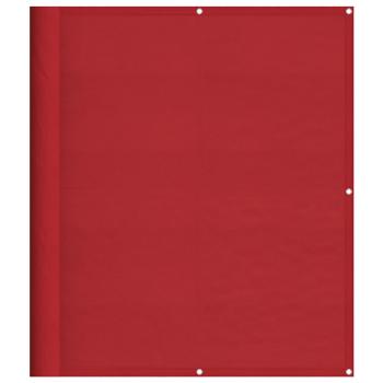 Balkon-Sichtschutz Rot 120x700 cm 100% Polyester-Oxford