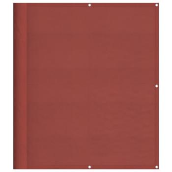Balkon-Sichtschutz Terrakotta 120x800 cm 100 % Polyester-Oxford