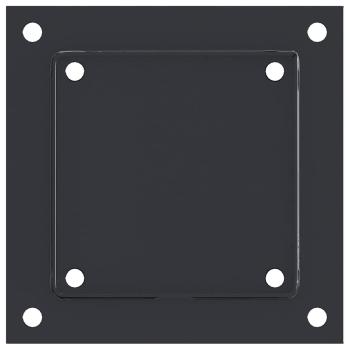 Pfostenträger Quadrat 12 Stk. 141x141mm Stahl Pulverbeschichtet