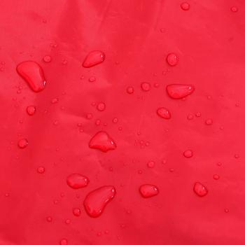 Hunde Regenmantel mit Reflexstreifen Polyester Rot S