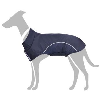 ARDEBO.de - Hunde Regenmantel mit Reflexstreifen Polyester Marineblau XXS