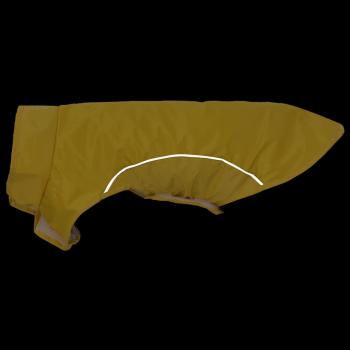 Hunde Regenmantel mit Reflexstreifen Polyester Gelb XXS