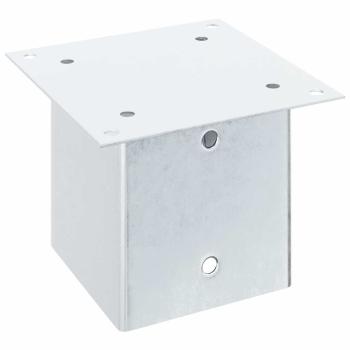 Pfostenträger Quadratisch 12 Stk. 141x141 mm Stahl Verzinkt