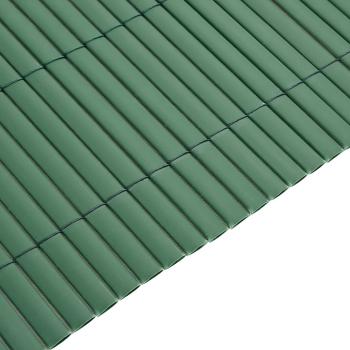 Gartenzaun Doppelseitig Grün 1,8x5 m PVC
