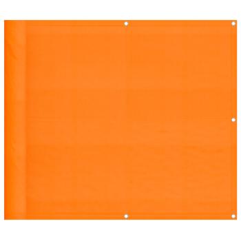 Balkon-Sichtschutz Orange 90x700 cm 100% Polyester-Oxford