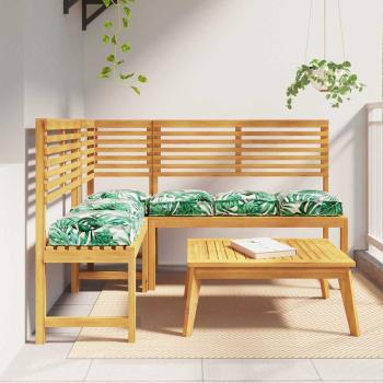 ARDEBO.de - Außensitzkissen Set aus 6 Blattmuster Polyester 40 x 40 x 8 cm