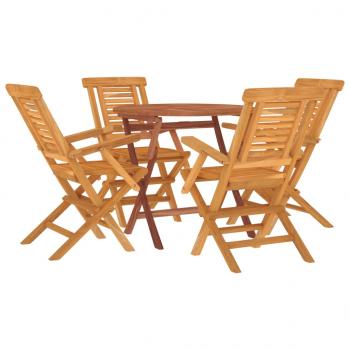 ARDEBO.de - 5-tlg. Garten-Essgruppe Massivholz Teak