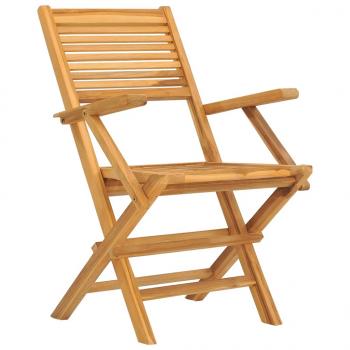 Gartenstühle 8 Stk. Klappbar 55x62x90 cm Massivholz Teak