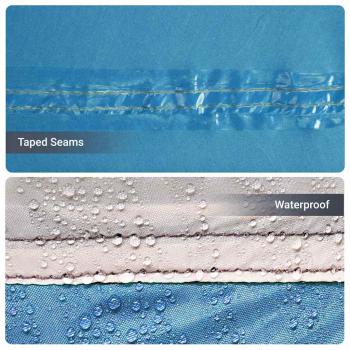 Familienzelt 7-Personen Blau Polyester 7-Personen