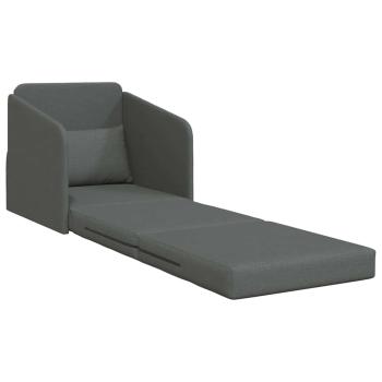 Sofa Dunkelgrau Stoff 200 x 60 x 62 cm Langlebig