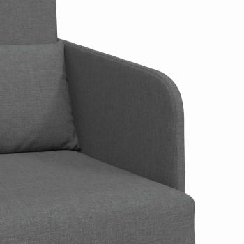 Sofa Dunkelgrau Stoff 200 x 60 x 62 cm Langlebig