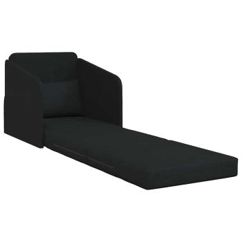 Sofa Schwarz Polyester, Holz 200 x 60 x 62 cm Ergonomisch