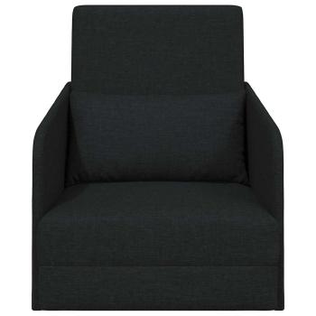 Sofa Schwarz Polyester, Holz 200 x 60 x 62 cm Ergonomisch