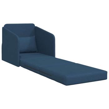 Sofa Blau Polyester 200 x 60 x 62 cm Langlebig Futon Sofa