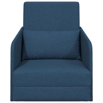 Sofa Blau Polyester 200 x 60 x 62 cm Langlebig Futon Sofa