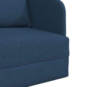 Sofa Blau Polyester 200 x 60 x 62 cm Langlebig Futon Sofa