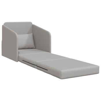 Sofa Wolken-Grau Polyester 200 x 60 x 62 cm Futon Sofa-Bett