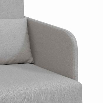 Sofa Wolken-Grau Polyester 200 x 60 x 62 cm Futon Sofa-Bett