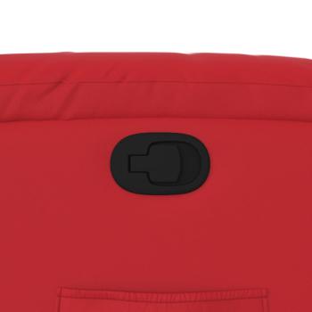 Relaxsessel Rot Kunstleder