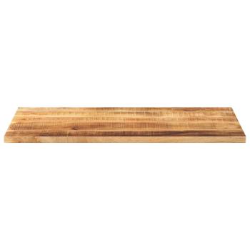 ARDEBO.de - Tischplatte 110x60x2,5 cm Rechteckig Raues Massivholz Mango