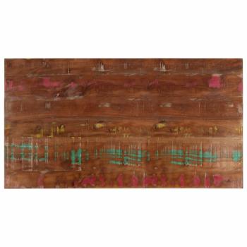 ARDEBO.de - Tischplatte 100x50x3,8 cm Rechteckig Altholz Massiv