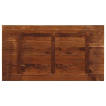 Tischplatte 100x50x3,8 cm Rechteckig Altholz Massiv