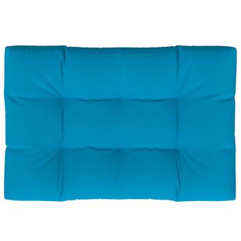 Palettenkissen Blau 120x80x12 cm Stoff