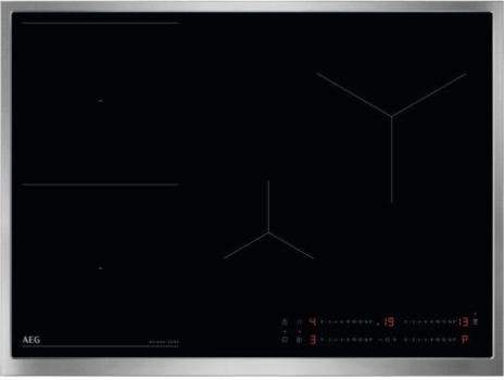 ARDEBO.de AEG TO74IB00UB Autarkes Induktionskochfeld, 69,6 cm breit, Hob²Hood, Timer, Kindersicherung, TouchControl, Edelstahlrahmen