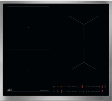 ARDEBO.de AEG TO64IB0BXB Autarkes Induktionskochfeld, 57,6 cm breit, Timer, Kindersicherung, TouchControl, Edelstahlrahmen