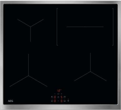 AEG KOMBI425IB EEK: A+ Herdset mit Induktionskochfeld (OU5AE20AK+ TX64IC00XB), 60 cm breit, 71 L, Uhr, Uhr, schwarz