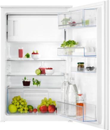 ARDEBO.de AEG OSF5O088DS Einbaukühlschrank mit Gefrierfach, Nischenhöhe 88 cm, 124 L, Schlepptürtechnik, Coolmatic