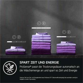 AEG TR7T60688 7000 SensiDry 8kg EEK: C Wärmepumpentrockner, 60 cm breit, ProSense, MixDry, EasyClean Filter, Reversierautomatik, Wechselbarer Türanschlag, weiß