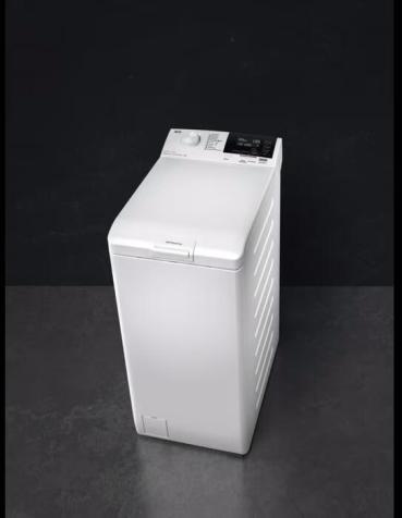 AEG LTR6E60378 7kg Toplader Waschmaschine, 40 cm breit, 1300 U/Min, Aqua Control, Nachlegefunktion, ProSense-Mengenautomatik, weiß