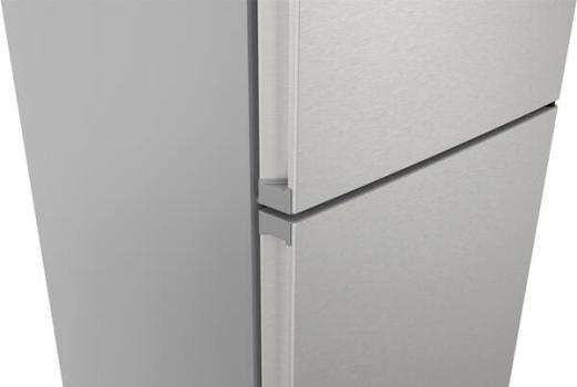 Bosch KGN392I1F Serie 4 Stand Kühl-Gefrierkombination, 60 cm breit, 363 L, Total No Frost, Individuelle Temperaturregelung, Super Kühlen, Gebürsteter Stahl Anti-Fingerprint