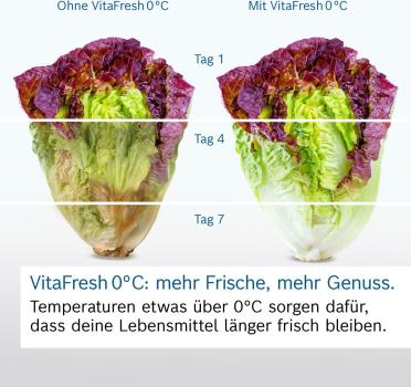 Bosch KGN492IAF Serie 4 Stand Kühl-Gefrierkombination, 70 cm breit, 440 L, Total No Frost, XXL-Fassungsvermögen, Individuelle Temperaturregelung, Super Kühlen, Gebürsteter Stahl AntiFingerprint