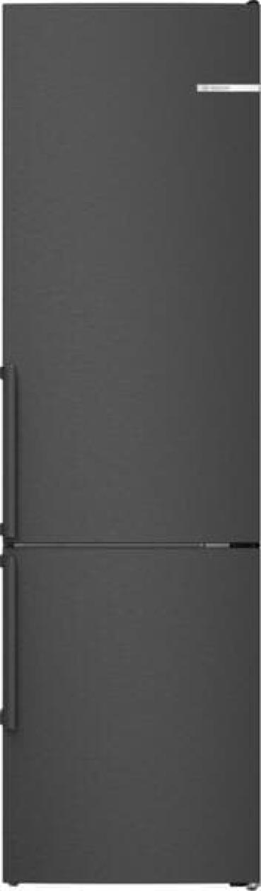 ARDEBO.de Bosch KGN39VXAU Serie 4 Stand Kühl-Gefrierkombination, 60 cm breit, 363 L, Total No Frost, Individuelle Temperaturregelung, Super Kühlen, Gebürsteter schwarzer Stahl