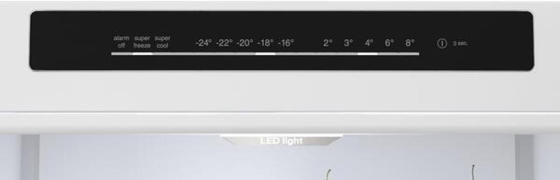 Bosch KGN39VXAU Serie 4 Stand Kühl-Gefrierkombination, 60 cm breit, 363 L, Total No Frost, Individuelle Temperaturregelung, Super Kühlen, Gebürsteter schwarzer Stahl