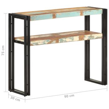 Konsolentisch 90x30x75 cm Altholz Massiv