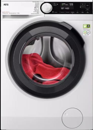 ARDEBO.de AEG LR8E70608 10kg Frontlader Waschmaschine, 60 cm breit, 1600 U/Min, Aqua Control, WLAN, UniversalDose Schublade, ProSteam, weiß