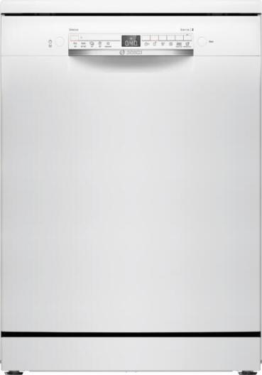 ARDEBO.de Bosch SMS2ITW09E Serie 2 Standgeschirrspüler, 60 cm breit, 13 Maßgedecke, AquaStop, VoiceControl, EcoSilence Drive, Silence on demand, weiß