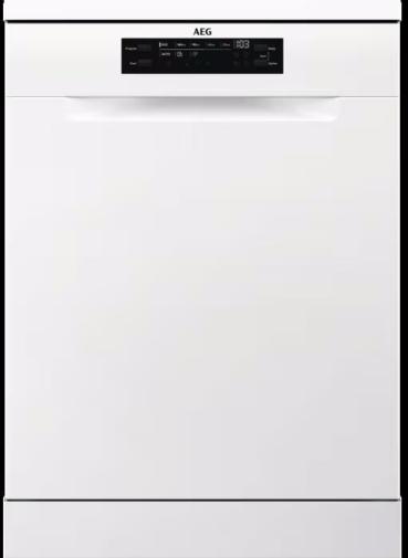 ARDEBO.de AEG FFB6491CZW 6000 SatelliteClean Standgeschirrspüler, 60 cm, AirDry, MaxiFlex Besteckschublade, weiß