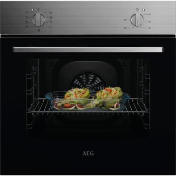 ARDEBO.de AEG OU5AB10CM A Einbaubackofen, 60 cm breit, 65L, Aqua-Reinigungsfunktion, Edelstahl mit Antifingerprint