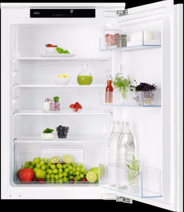 ARDEBO.de AEG OSK5O88EF Einbaukühlschrank ohne Gefrierfach, Nischenhöhe 88 cm, 137 L, Festtürtechnik, LED-Beleuchtung, weiß