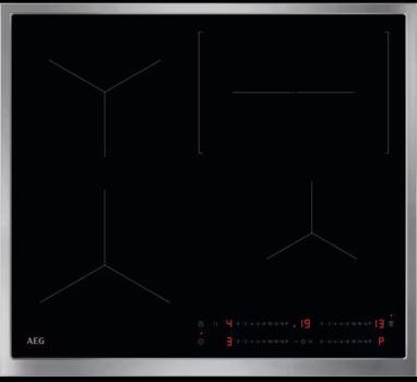 ARDEBO.de AEG TO64IC0CXB Autarkes Induktionskochfeld, Glaskeramik, 60 cm, Hob²Hood, Edelstahlrahmen, schwarz (949493008)