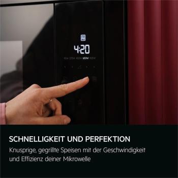 AEG TS5GM251EB Einbau-Mikrowelle, 900W, Grill 1000W, 25L, Eco-Modus, Kindersicherung, TouchControl, Schwarz