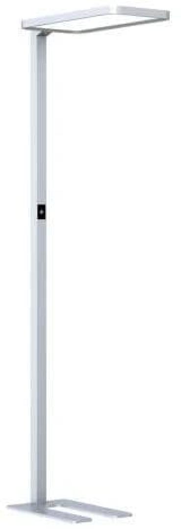 ARDEBO.de EVN OFFICIUM Stehleuchte, up/down, IP20, 200-240V/AC, 40W/40W, 4000K/4000K, 4200lm/4200lm, 110°/90°, silber (BSL803140S)