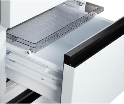 Wolkenstein WFD400ENFDWB Stand Kühl-Gefrierkombination French-Door, 60 cm breit, 401 L, NoFrost, Kindersicherung, weiß gebürstet